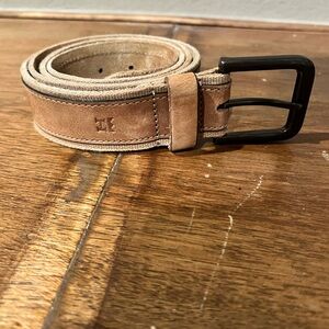 Haggar Men's Tan Leather Belt